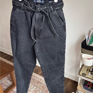 Hollister Dark Gray Ultra High-Rise Jeans